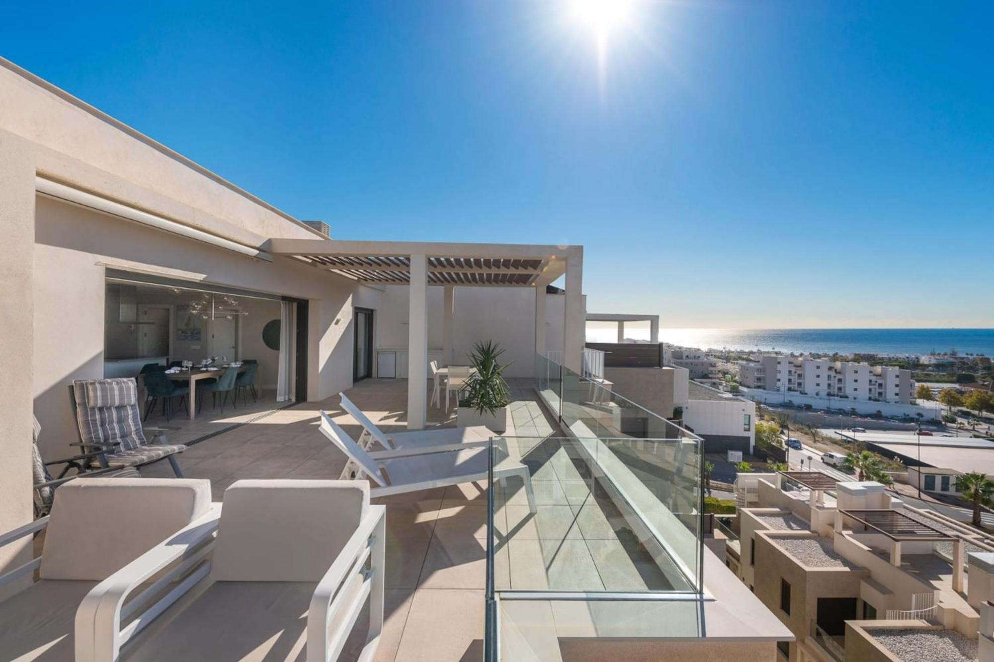 Penthouse With Ocean View 4 Bedrooms Apartment Malaga Exterior photo